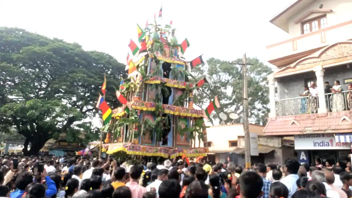 ವಿಜೃಂಭಣೆಯ ಶ್ರೀ ಪ್ರಸನ್ನ ಚಂದ್ರಮೌಳೇಶ್ವರ ಸ್ವಾಮಿ ಬ್ರಹ್ಮ ರಥೋತ್ಸವ| brahma rathotsava