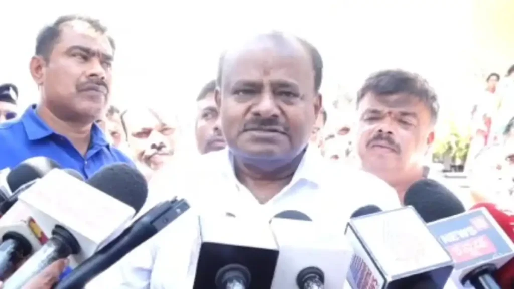 Union Minister HD Kumaraswamy is ill