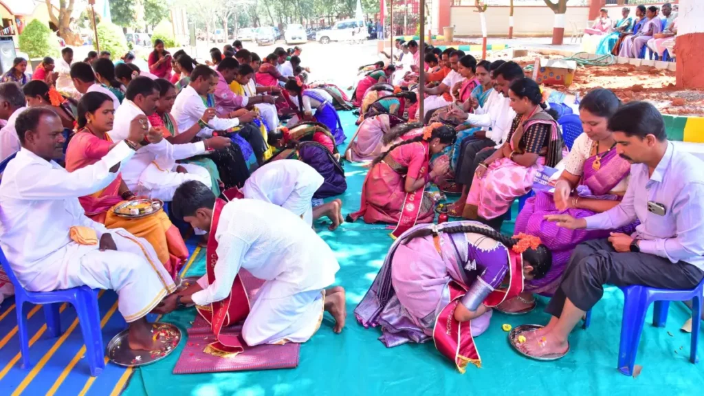 Doddaballapura: Parent Vandana Program at SJCR School