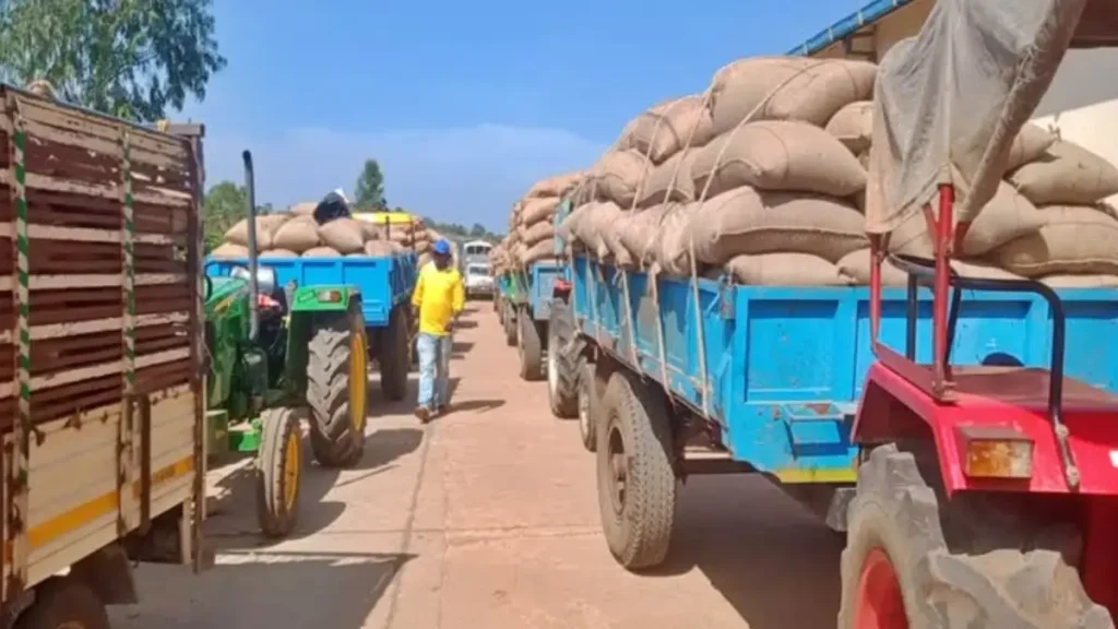 Relocation of millet buying center in Doddaballapur