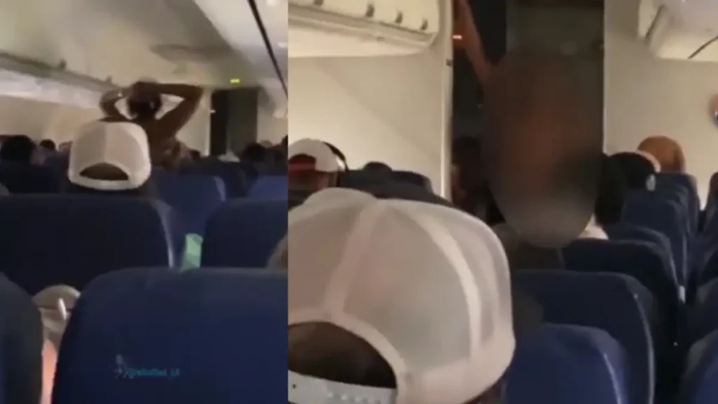 Astronaut walked around naked in the plane.. Passengers shocked