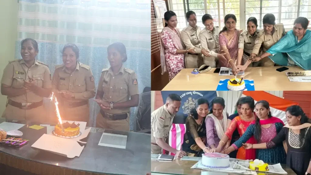 Women's Day Celebration at Doddaballapura Police Stations..